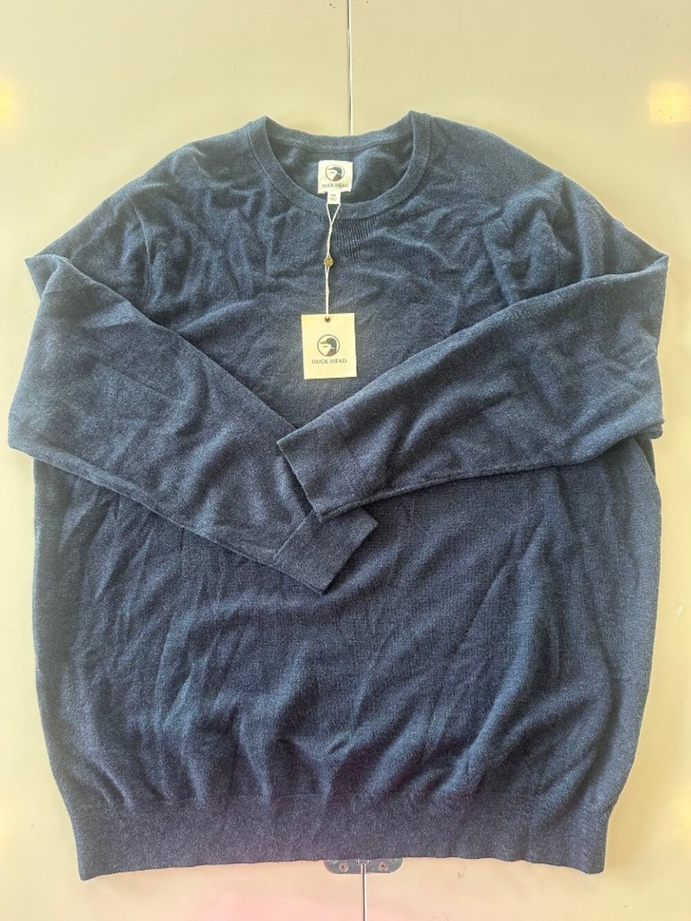 Duck Head XXL Navy Crewneck Sweater Soft Knit Pullover New